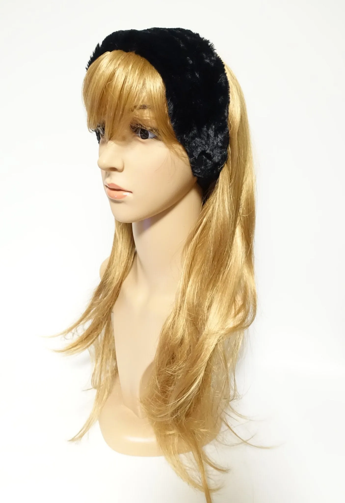 Fabric Fur Winter Fashion Hair turban Headband