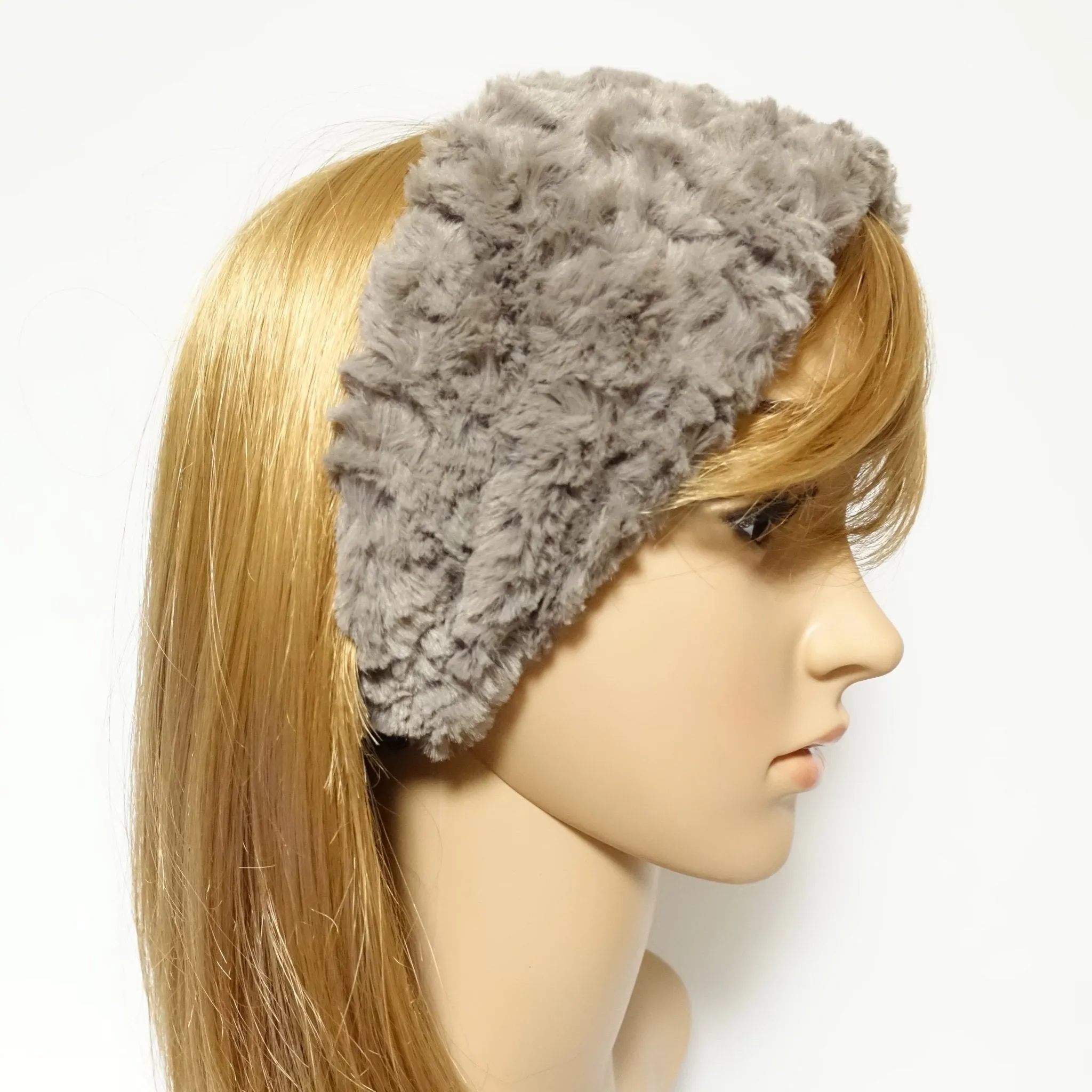 Fabric Fur Winter Fashion Hair turban Headband