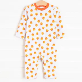 Fall Treats Romper, Orange