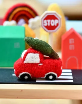 Felt Christmas Truck and Tree Toy | Tara Treasures