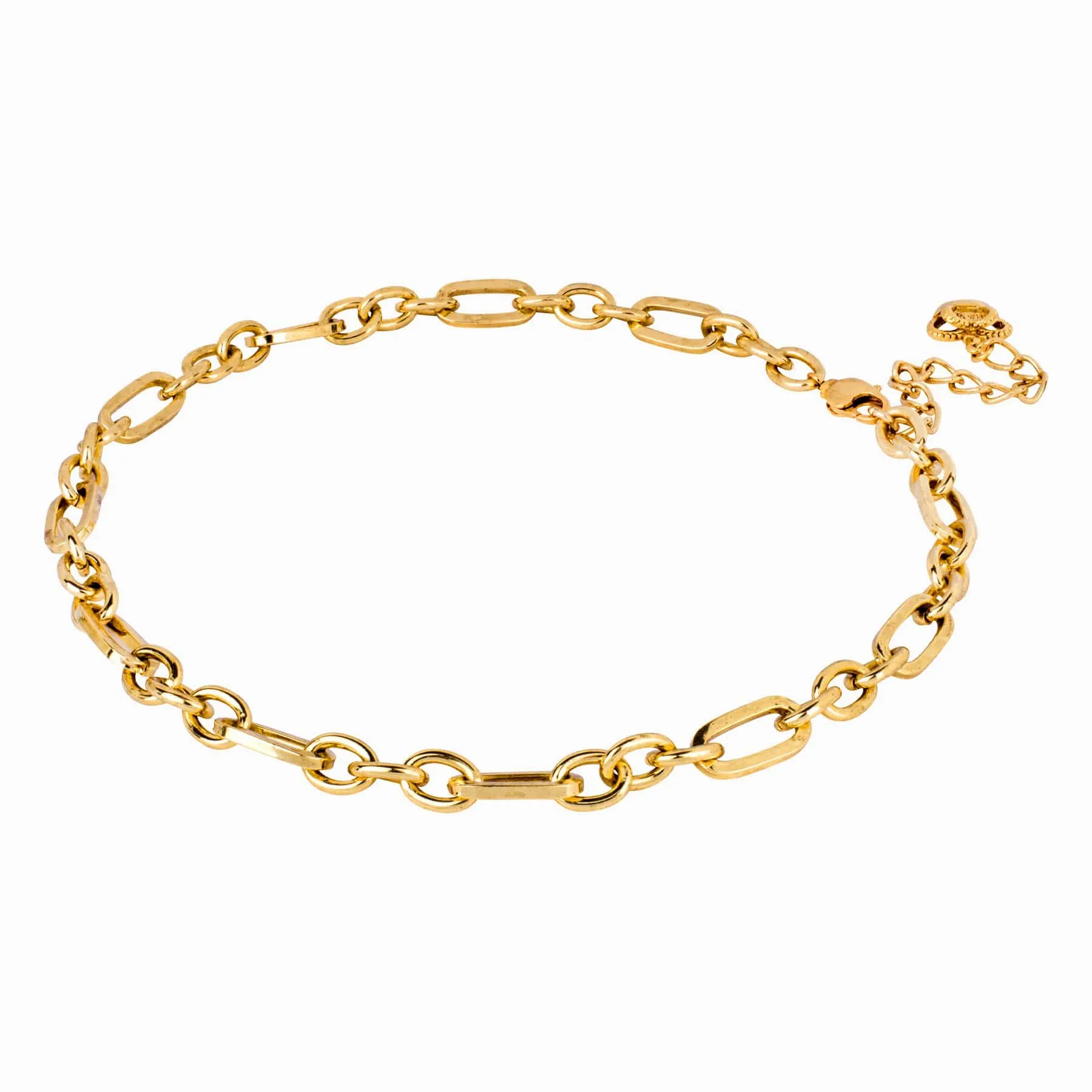 Figaro Chain Link Necklace