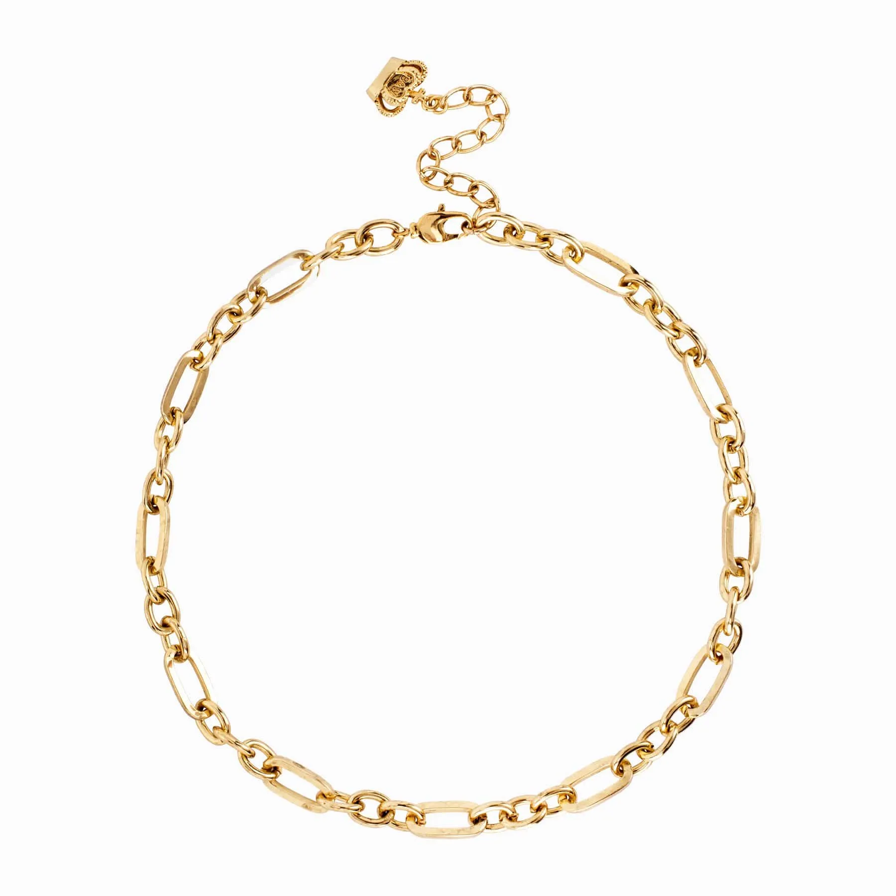 Figaro Chain Link Necklace