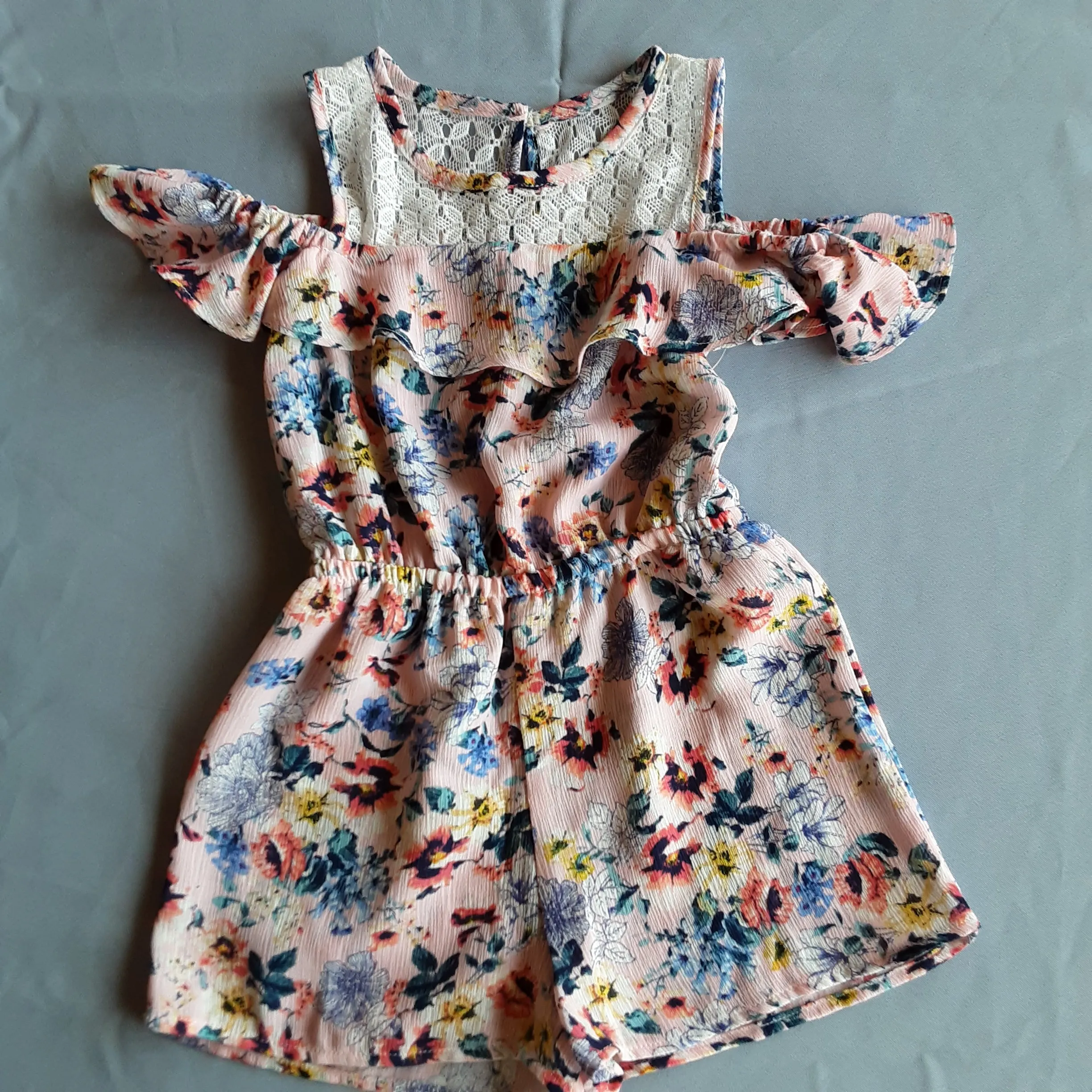 Floral Off Shoulder Romper