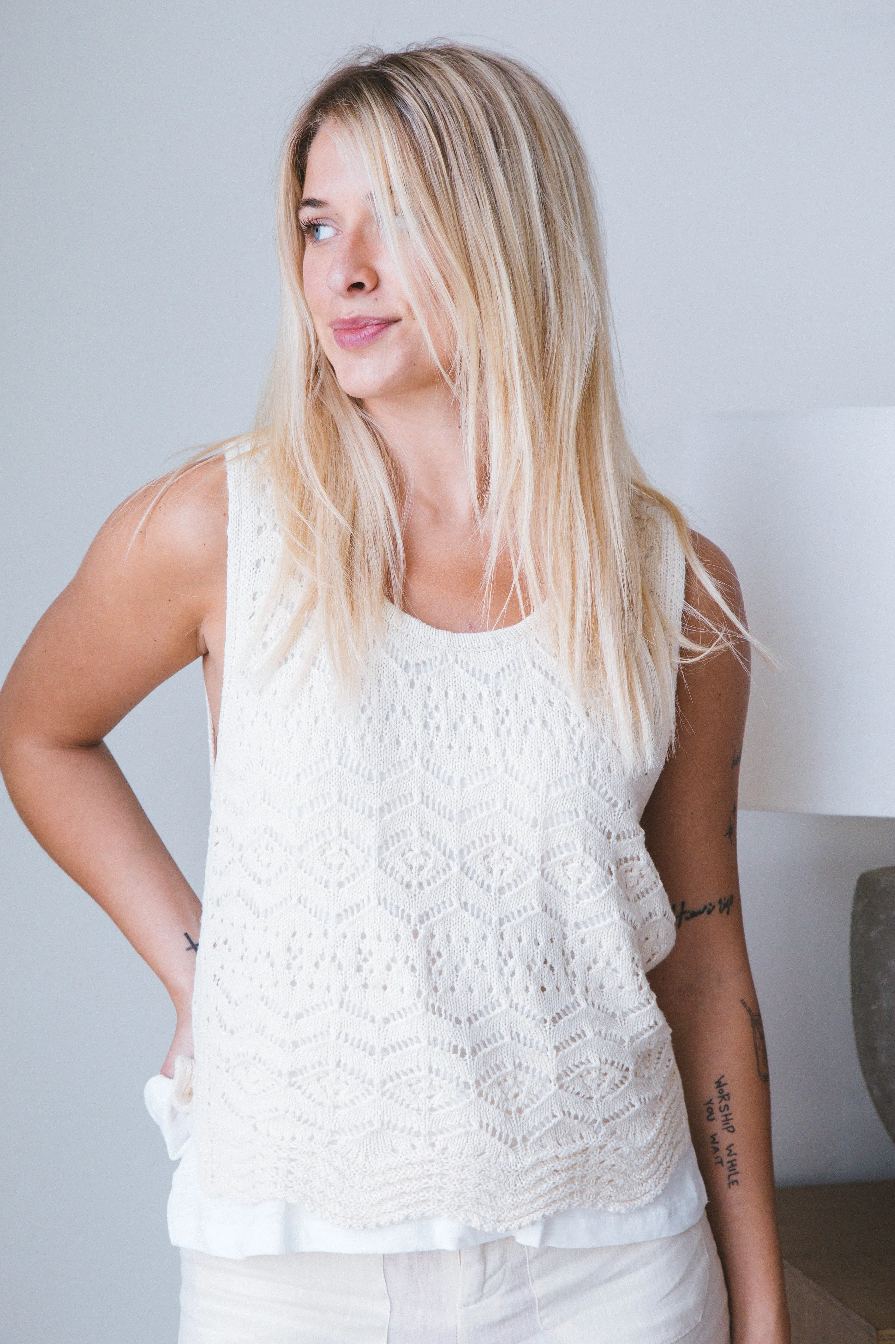 Flow With It Top, Eco Natural | Sanctuary