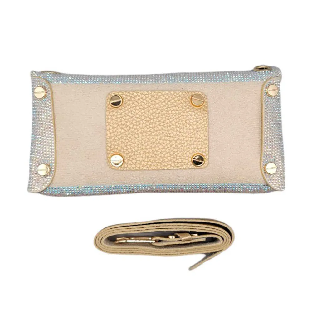 Glamour Girl Cross Body/Clutch (Goldtone/Crystal AB)