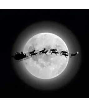 Glass Santa in the Sky Gobo