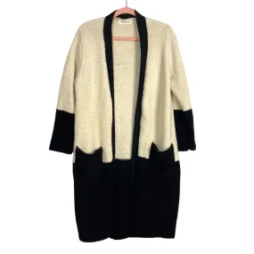 Goodnight Macaroon Cream and Black Wool Blend Cardigan- Size S (see notes)