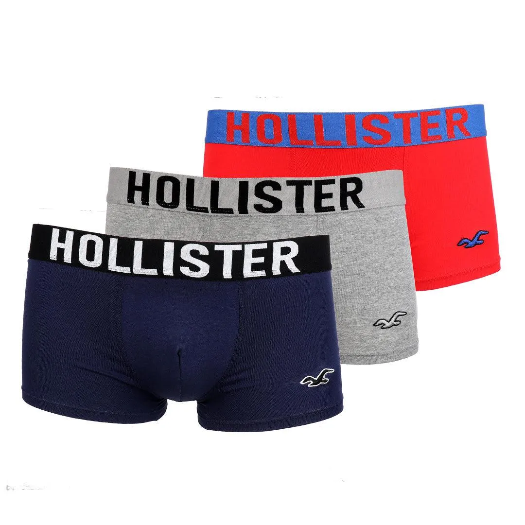 Hollister Men's 3 Pack Cotton Boxers