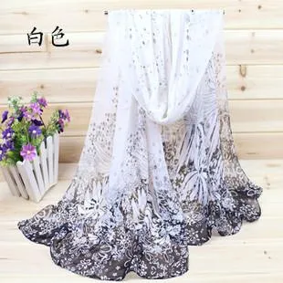 Hot Sale New 2016 Chiffon Silk Scarf For Women Fashion Scarves Female Winter Cachecol 40% silk, 60% polyester