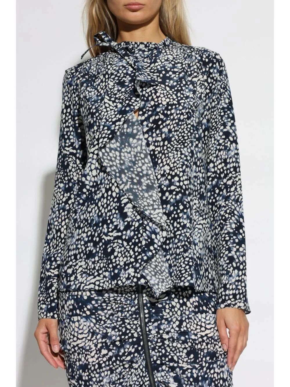 ISABEL MARANT Utah Stretch Silk Blouse