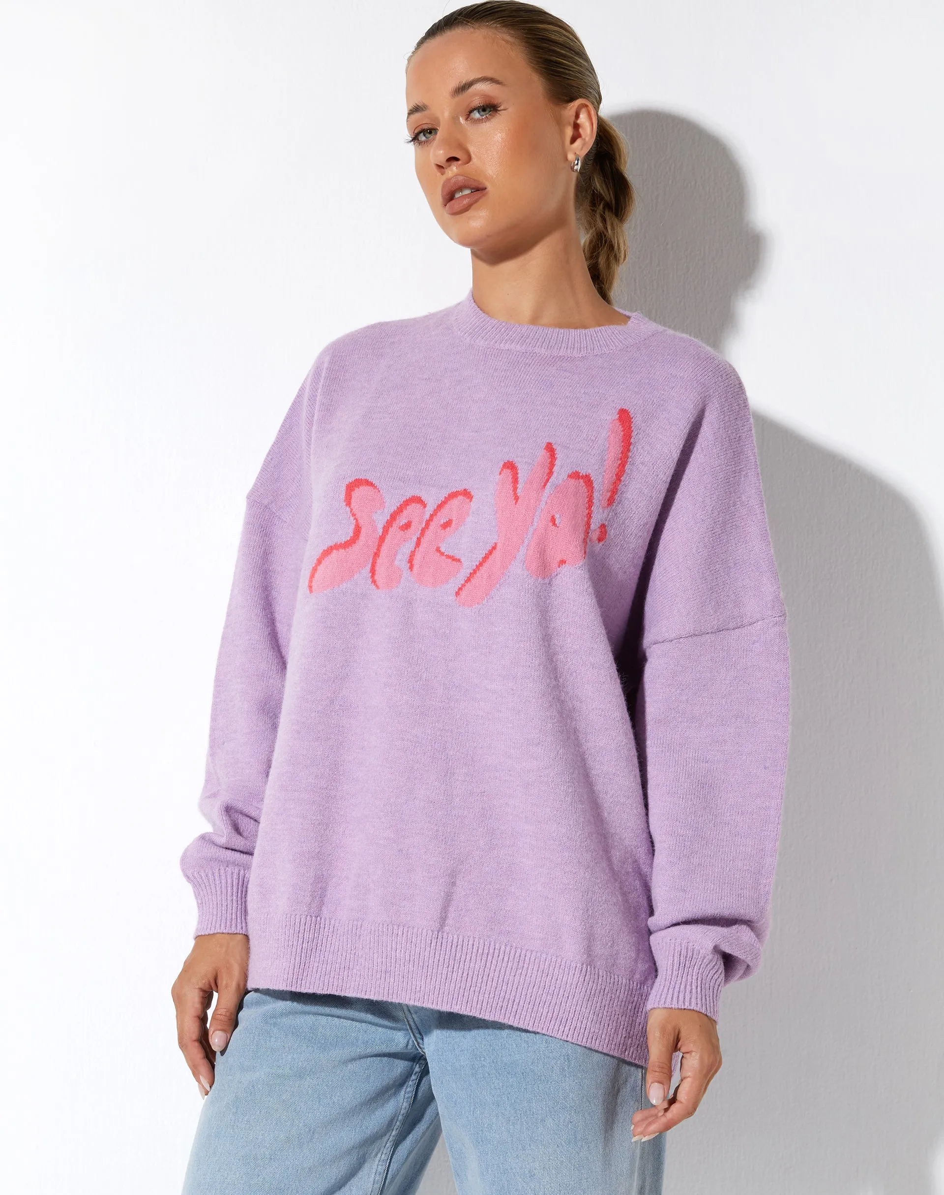 Jamin Jumper in Knit Lilac See Ya