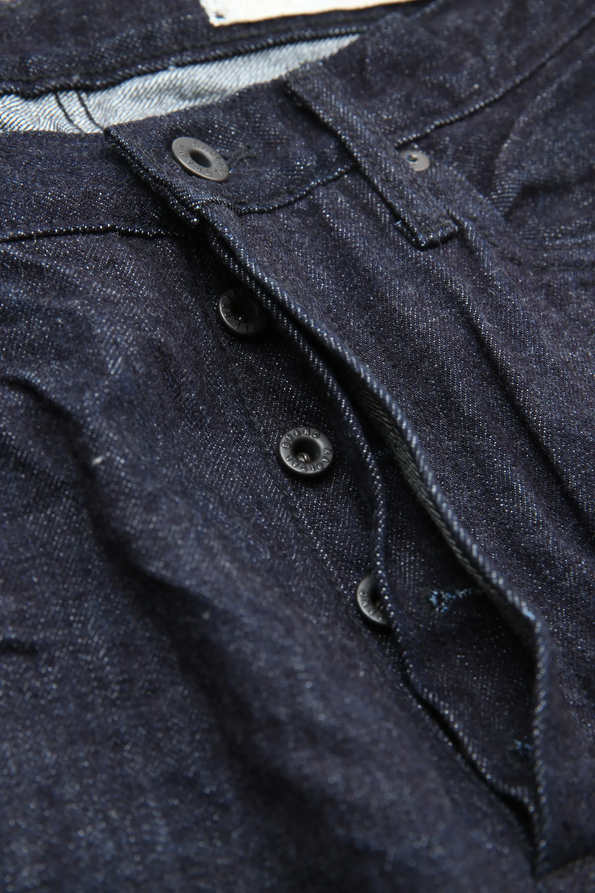 Kapital 14oz Denim 5P TH Straight (Black Thread ver.) - Indigo