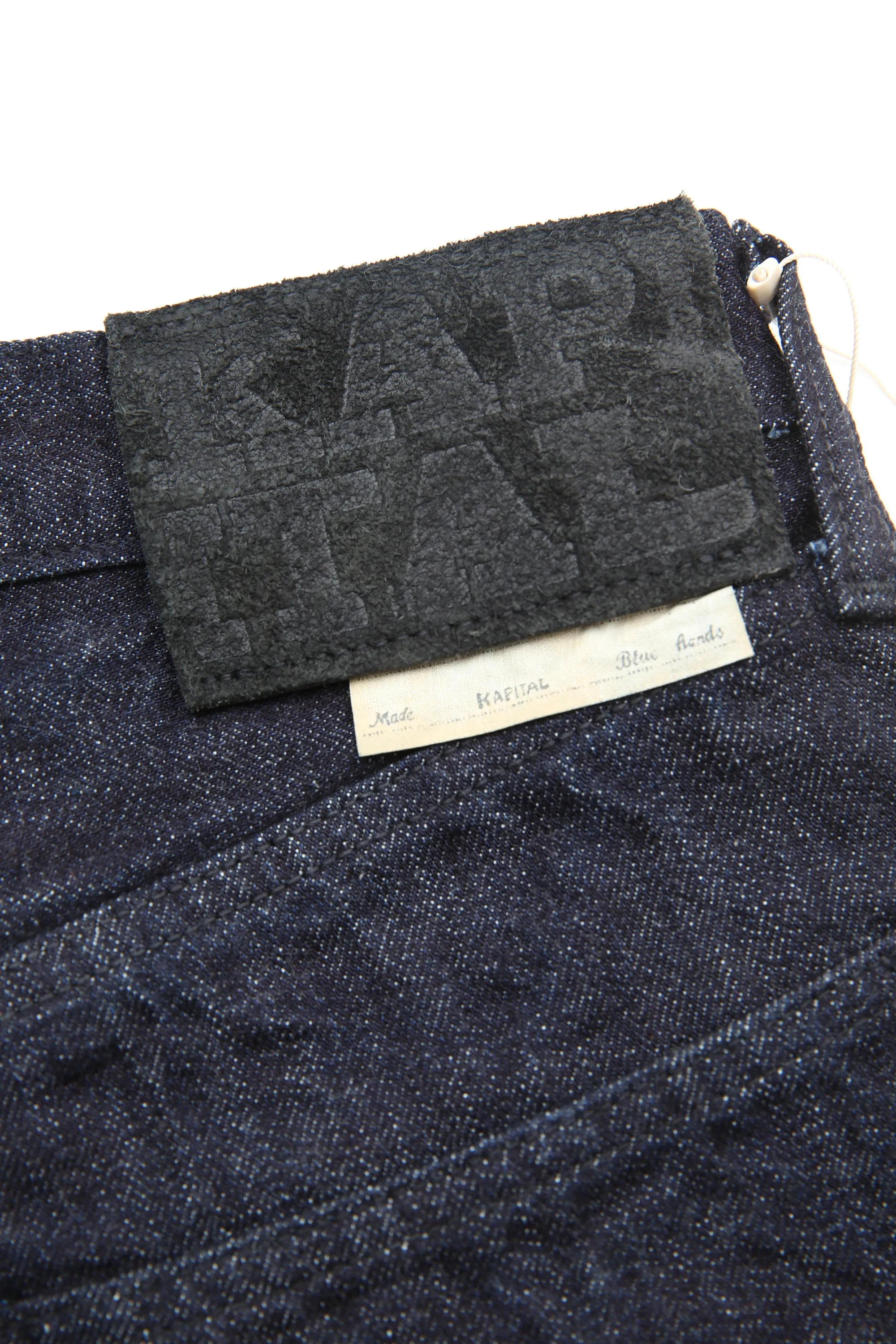 Kapital 14oz Denim 5P TH Straight (Black Thread ver.) - Indigo