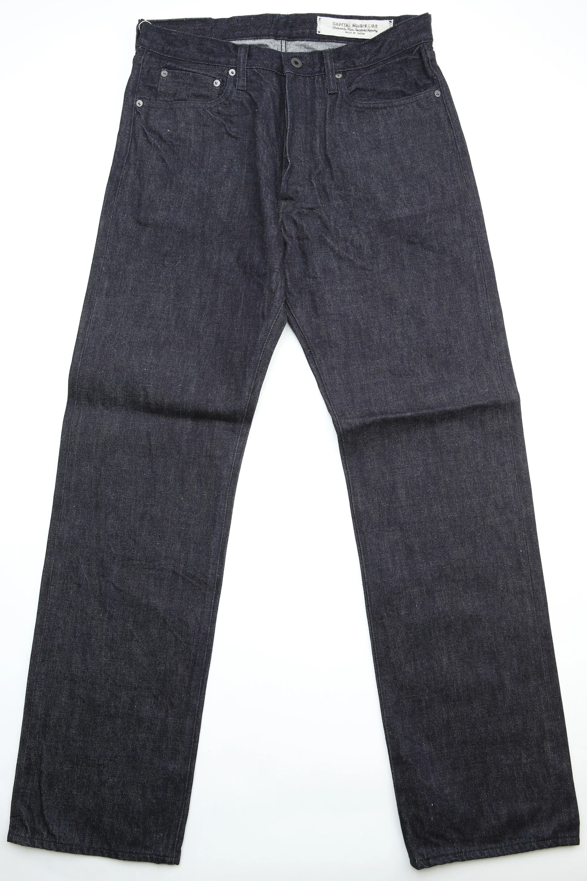 Kapital 14oz Denim 5P TH Straight (Black Thread ver.) - Indigo