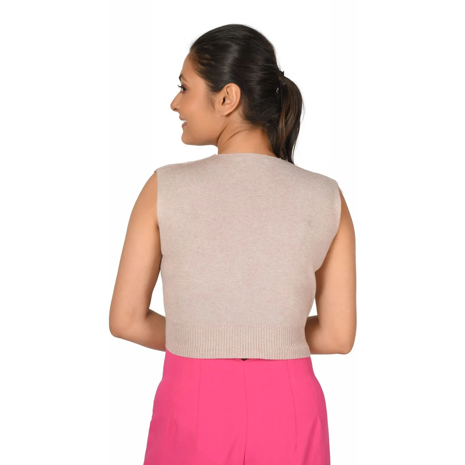 Knit Tops : Surplice Neck Top