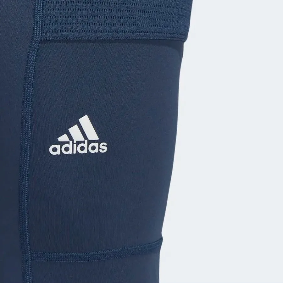 Ladies Adidas HEAT.RDY Tights - Blue