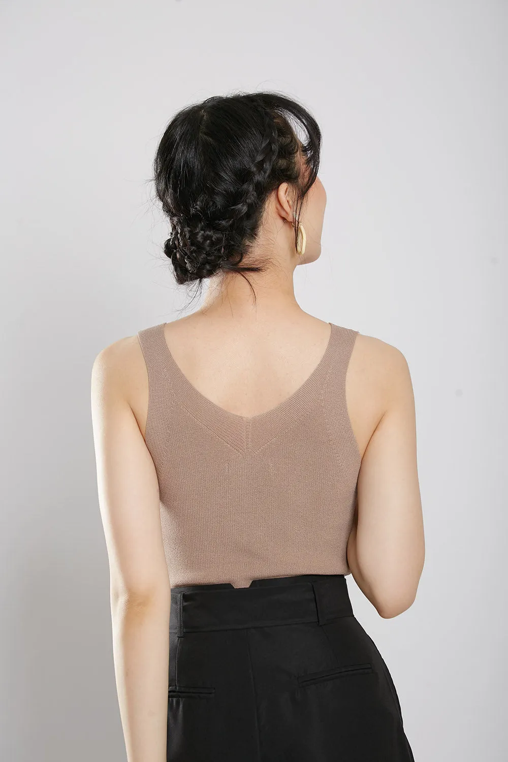 Layton Cami Knit Top in Oat