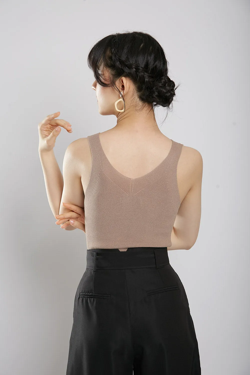 Layton Cami Knit Top in Oat