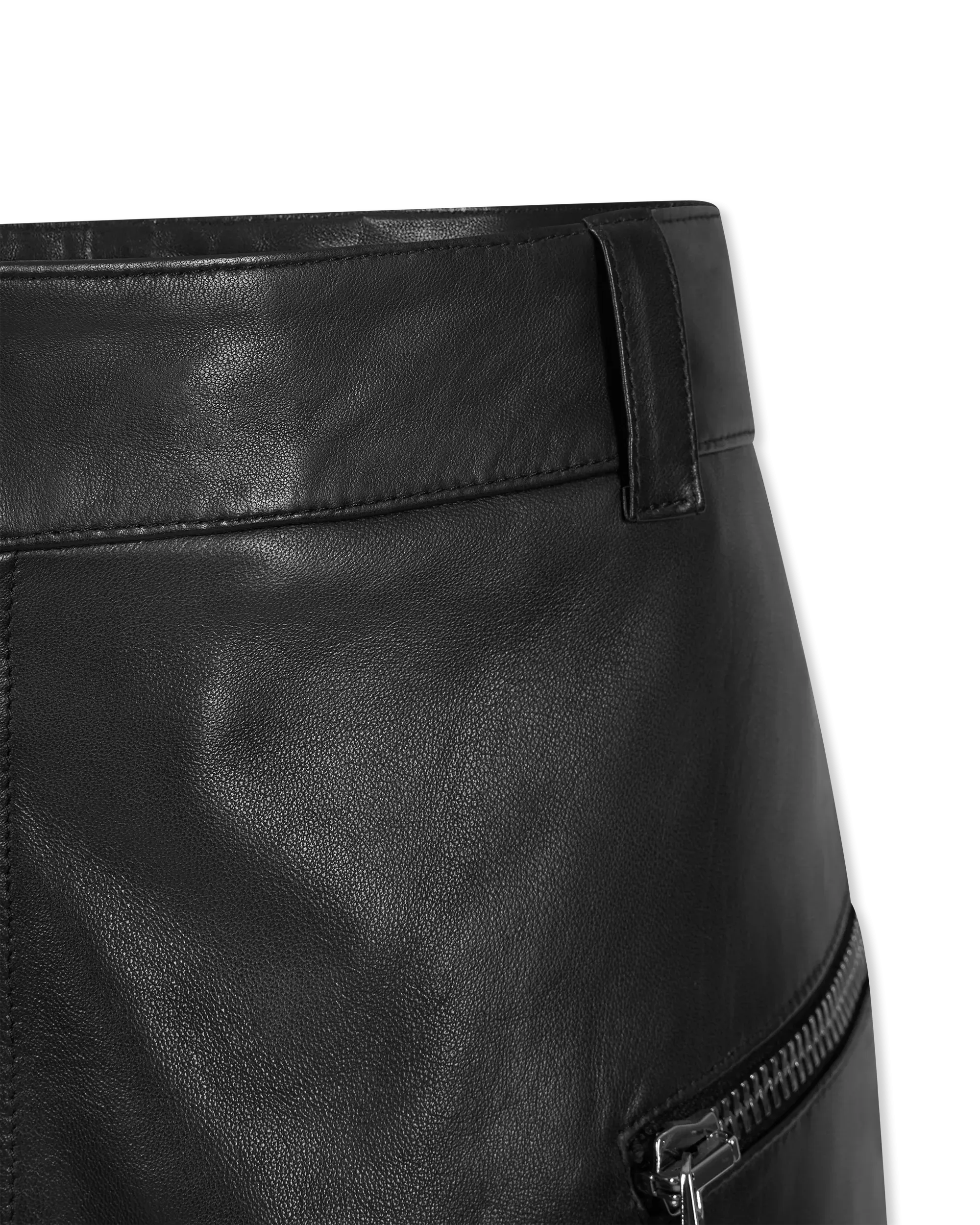 Leather Moto Pants