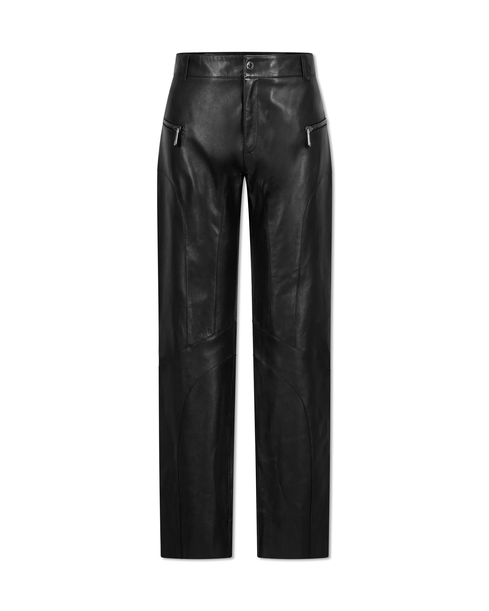 Leather Moto Pants