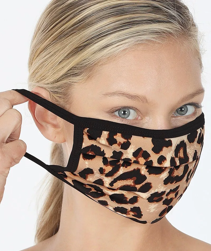 Leopard Print Mask