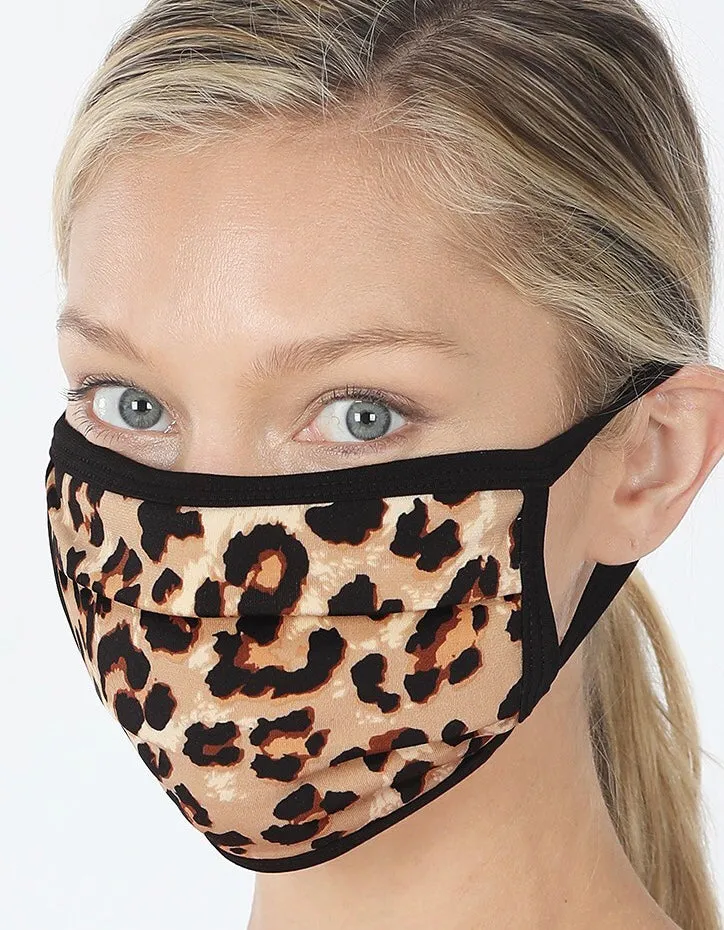 Leopard Print Mask