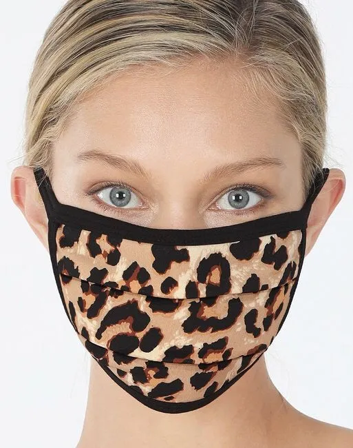 Leopard Print Mask