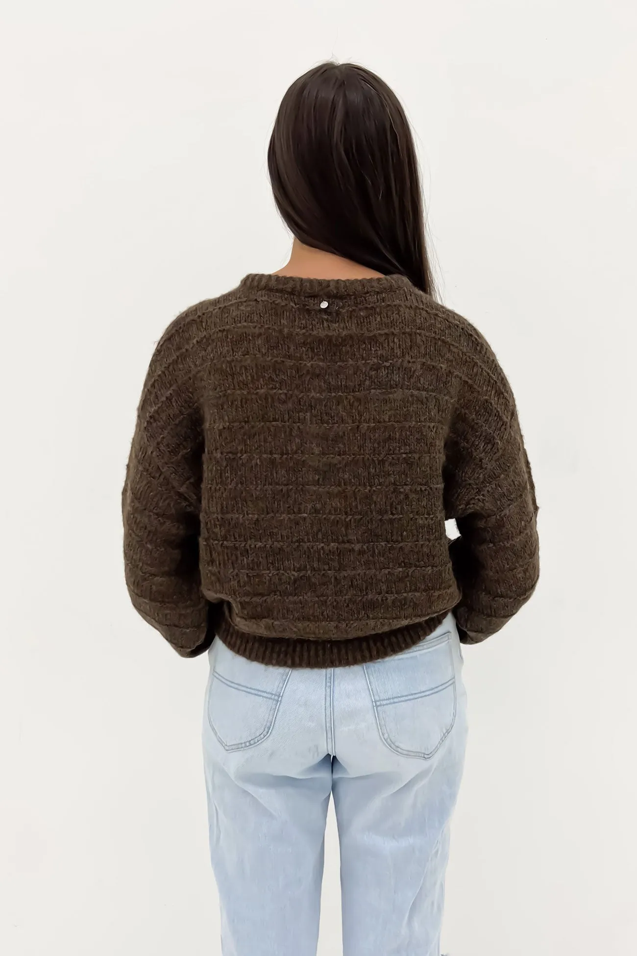 Leyton Knit Jumper Chocolate