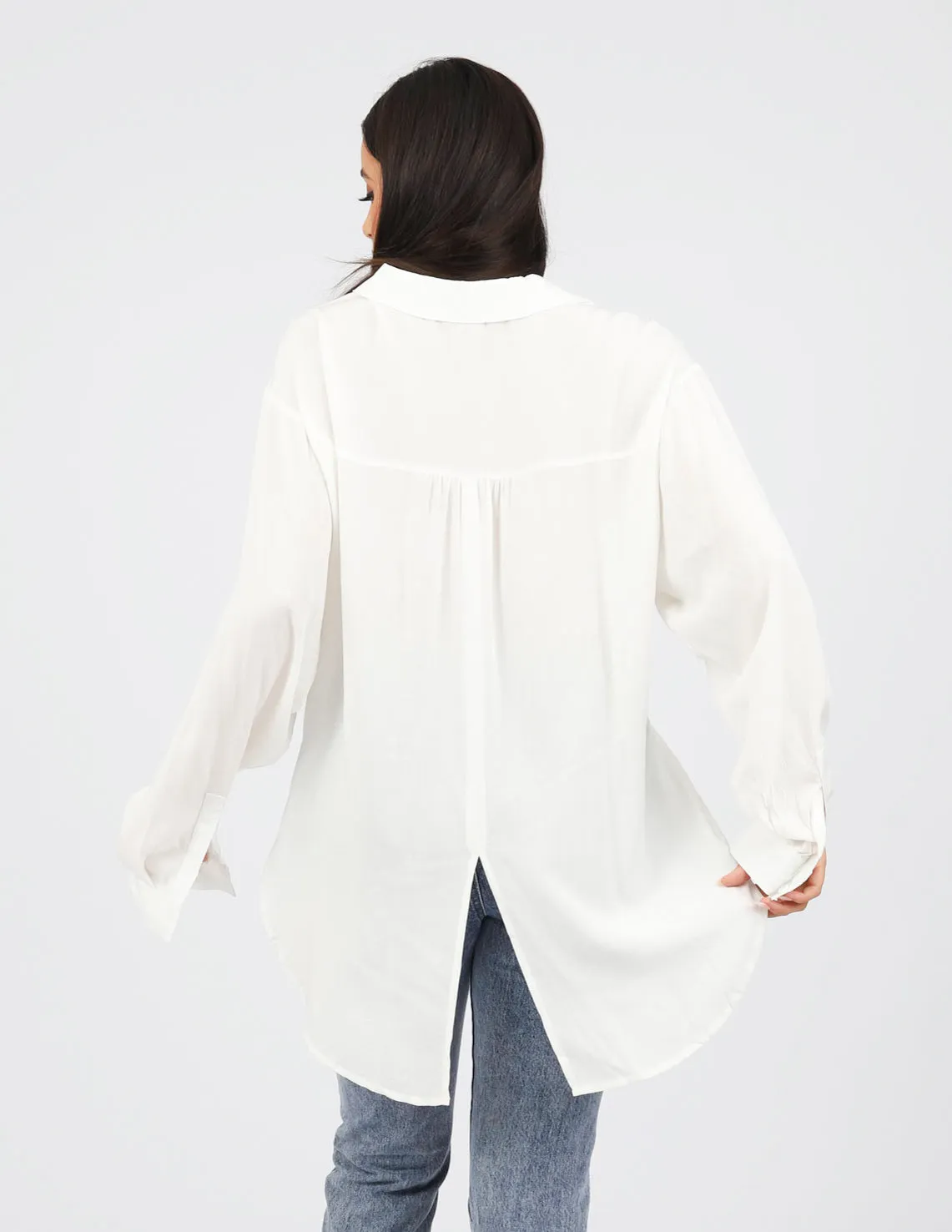 Loop Button Basic Blouse