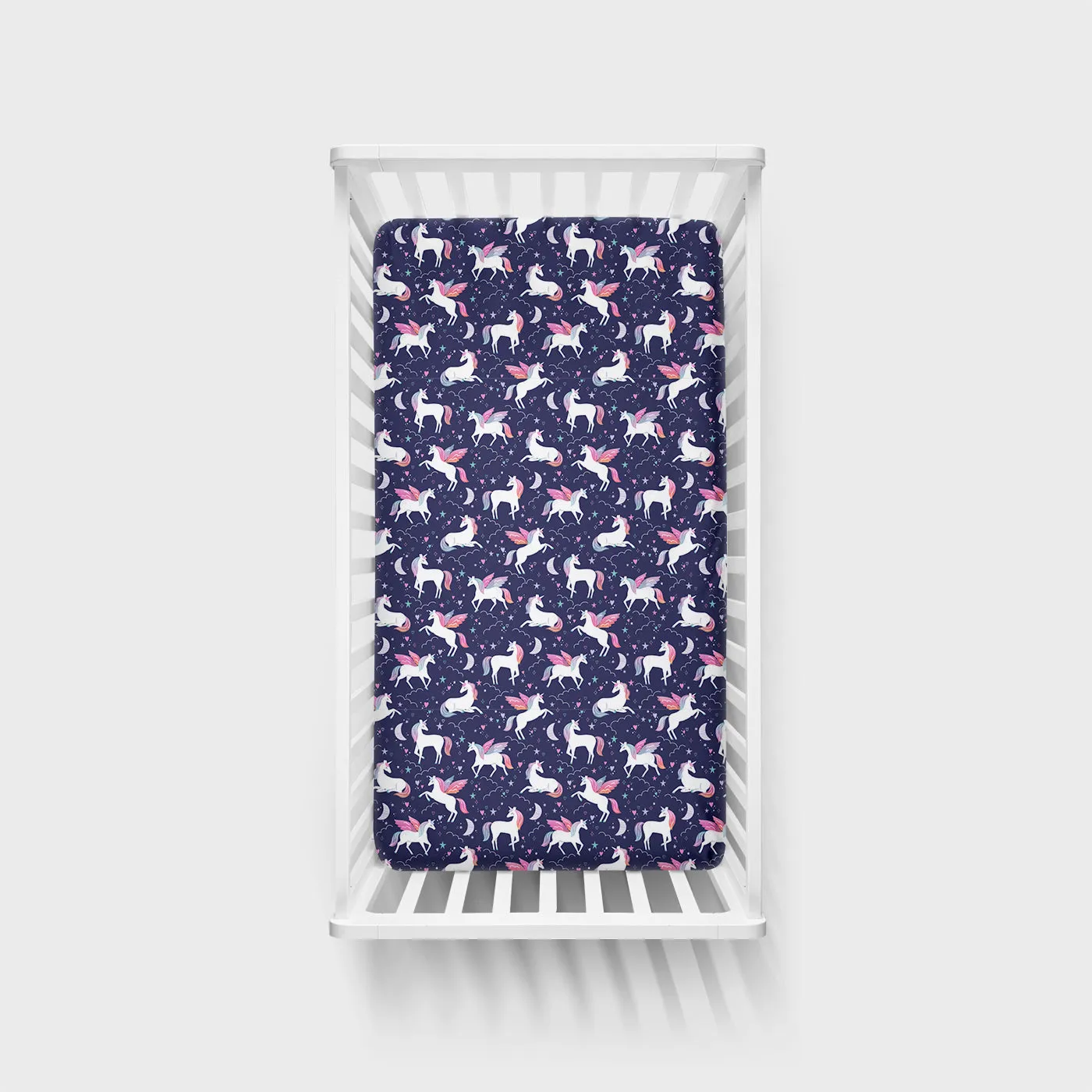 Magical Skies Fitted Crib Sheet