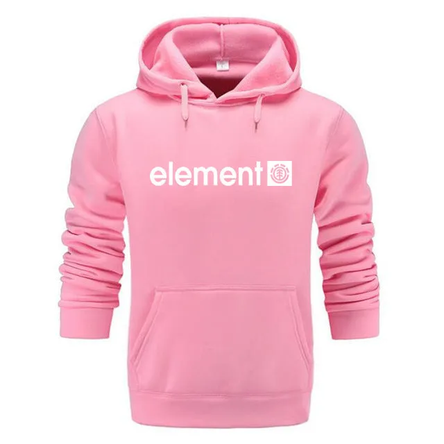 Men High Quality Element Letter Printing Long Sleeve Hoodies