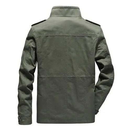 Men's Military Multi Pockets Washed Jackets