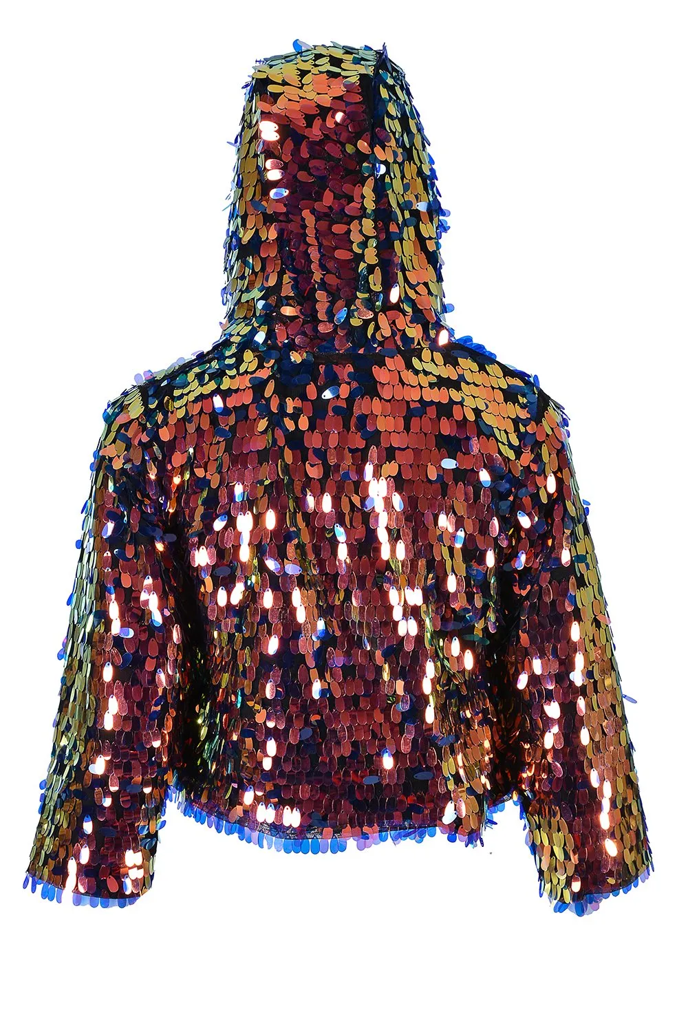 Moon Child Hood Sequin Jacket