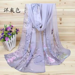 New 2016 Fashion Soft Thin Chiffon Silk Scarf Women Animal Bird printed Scarves Foulard Sjaal Cachecol Feminino