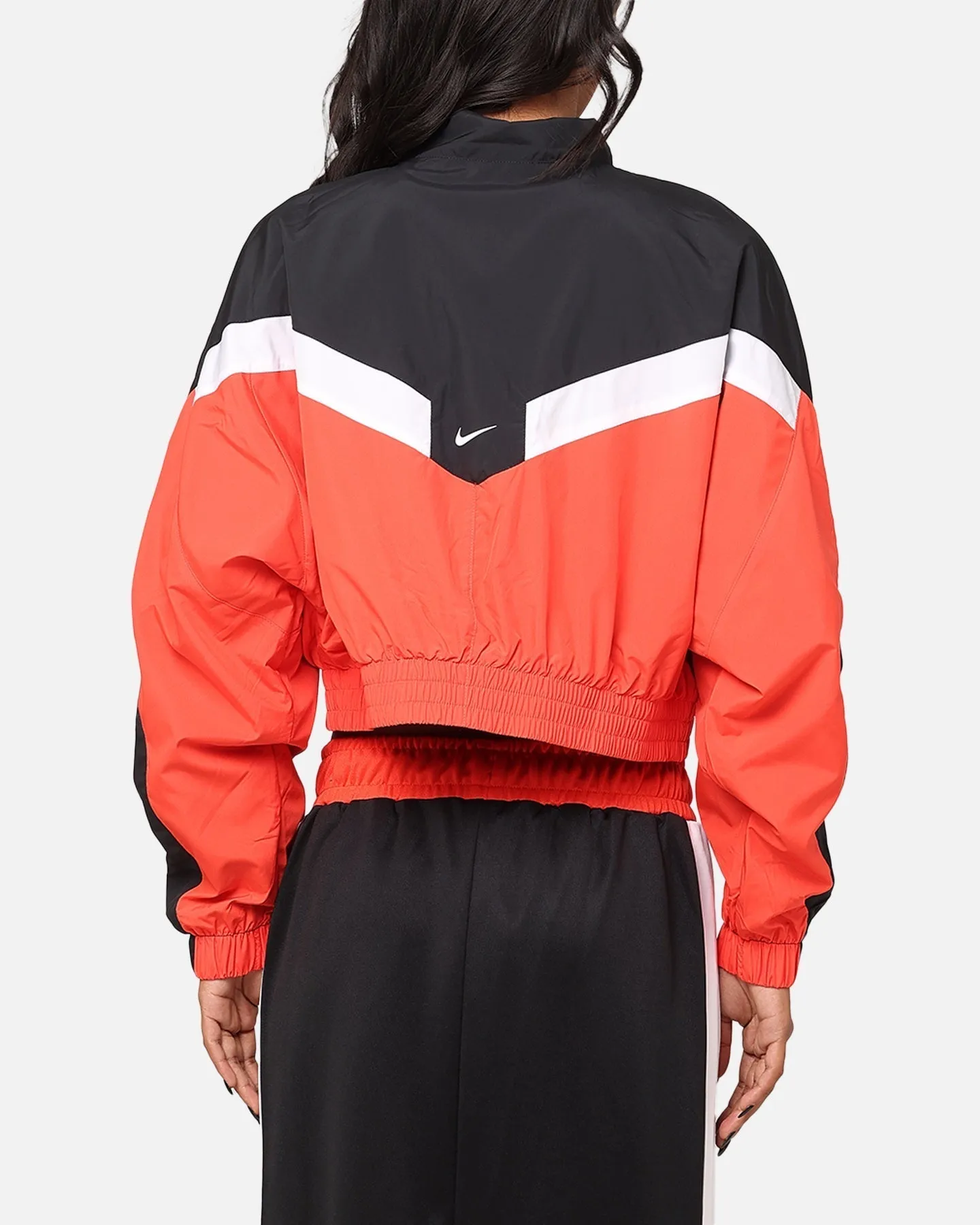 Nike Women's Sportswear Woven Street Jacket Light Crimson/Black/White