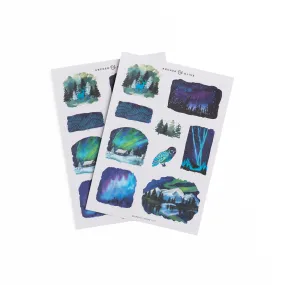 Northern Lights Sticker Set