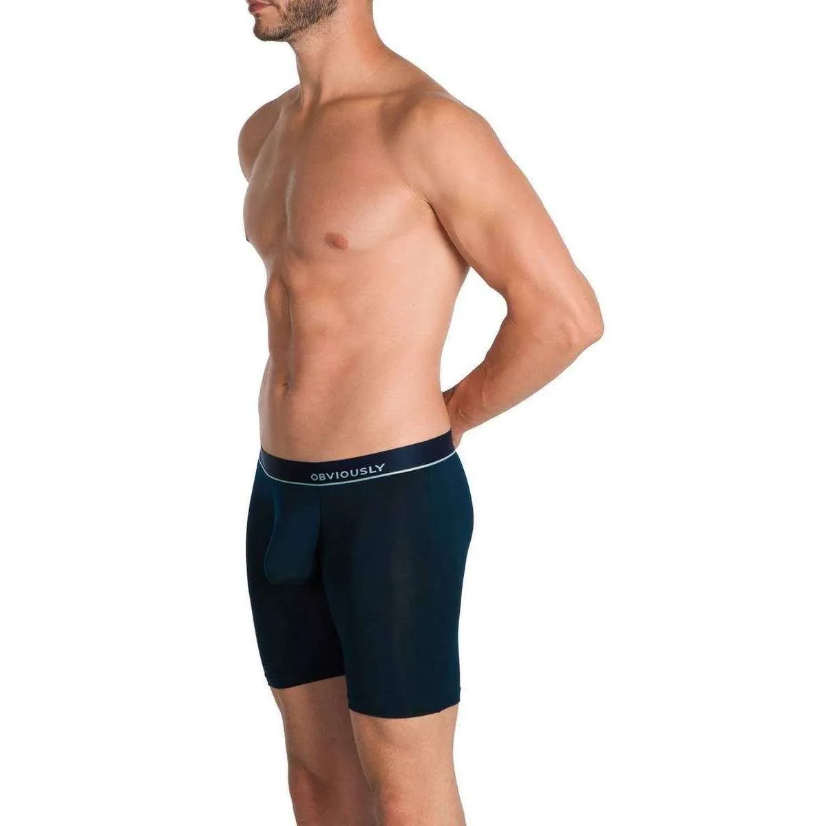 Obviously Primeman AnatoMAX Boxer Brief 6inch Leg - Midnight Navy