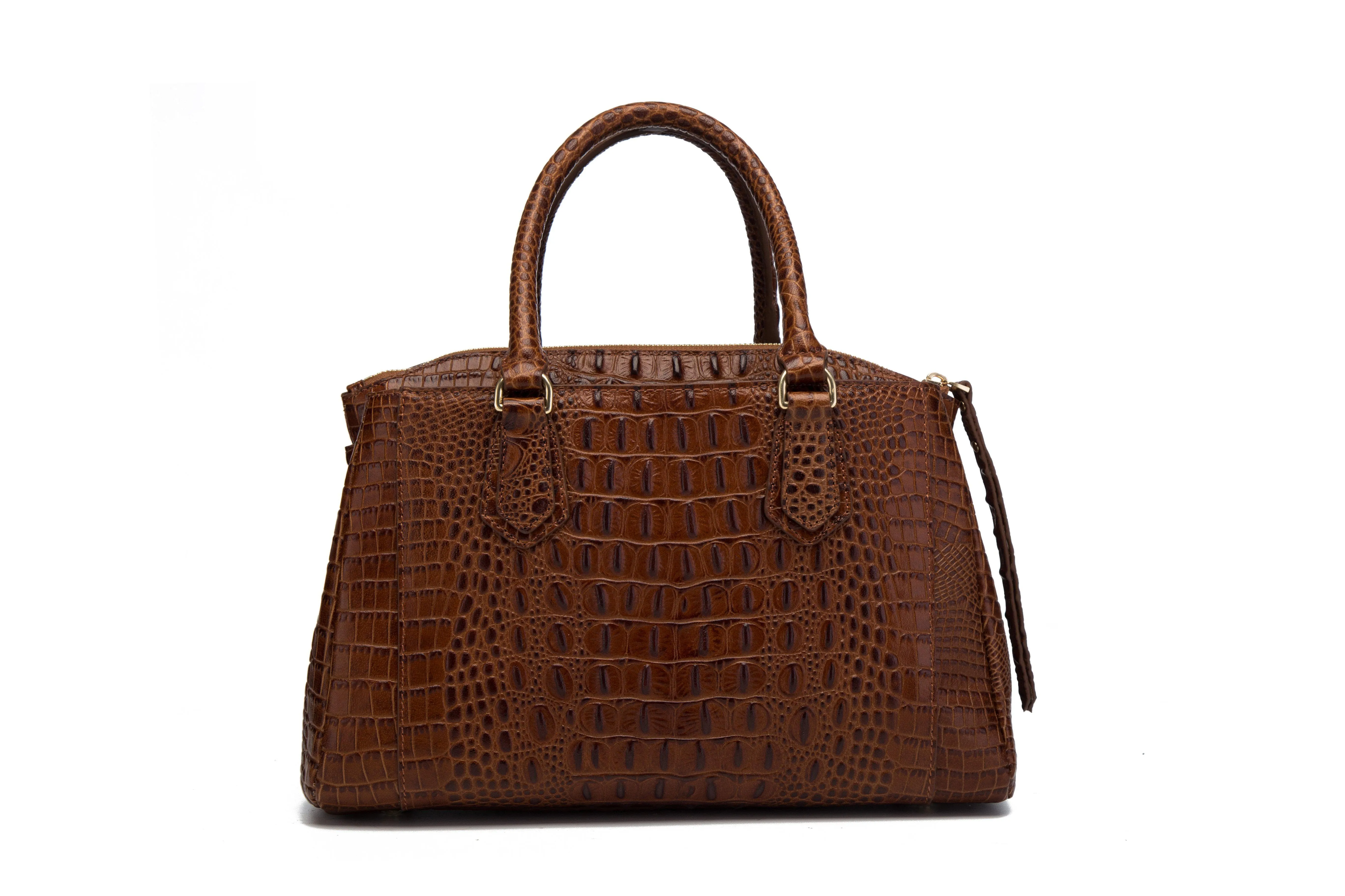 Octavia Croc Embossed Leather handbag