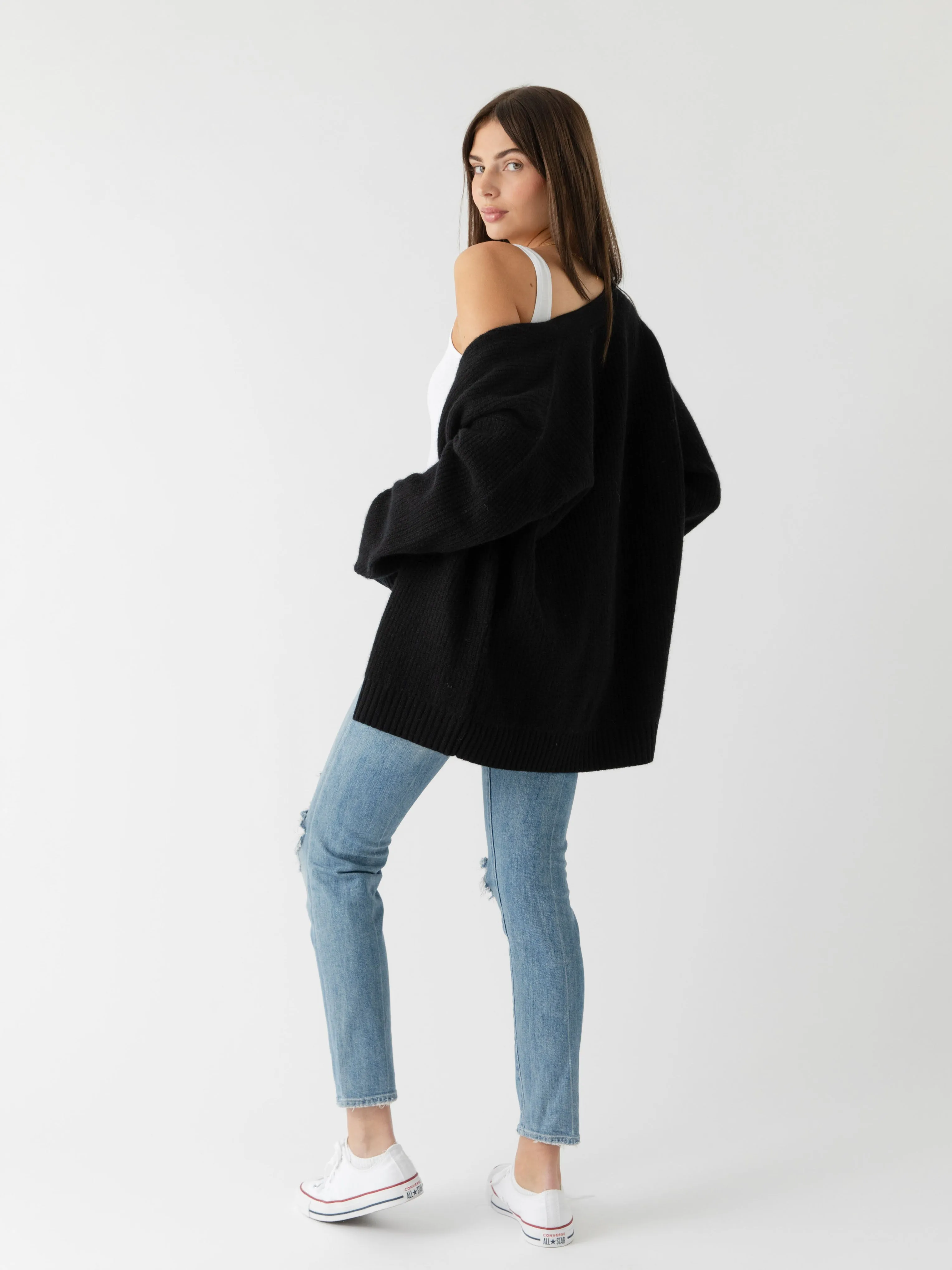 Oversized Sunday Cashmere Cardigan