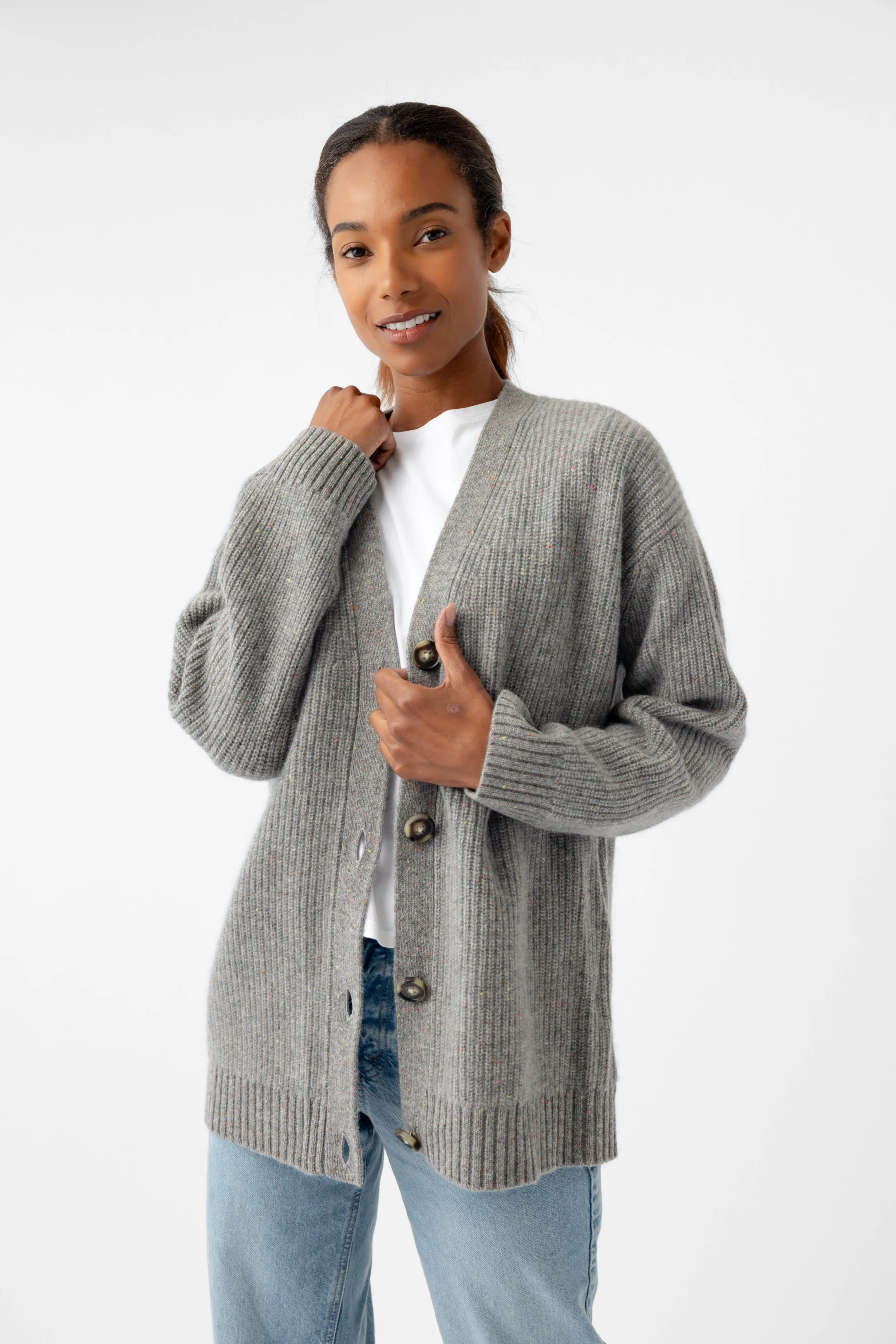 Oversized Sunday Cashmere Cardigan