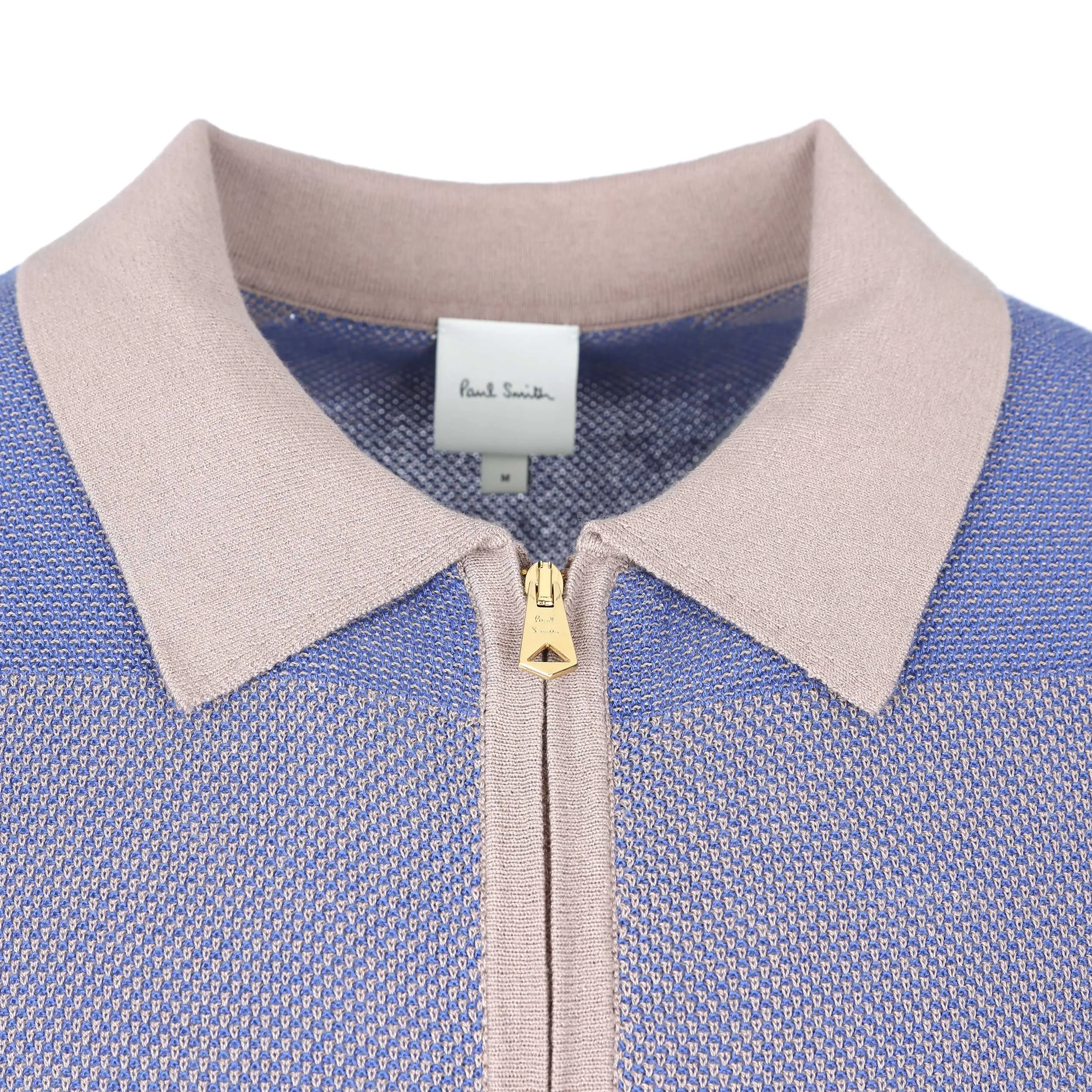 Paul Smith Zip Thru SS Cardigan in Lavender