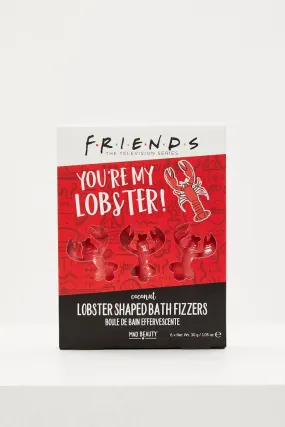 Pink 6 Piece Friends Lobster Bath Fizzers