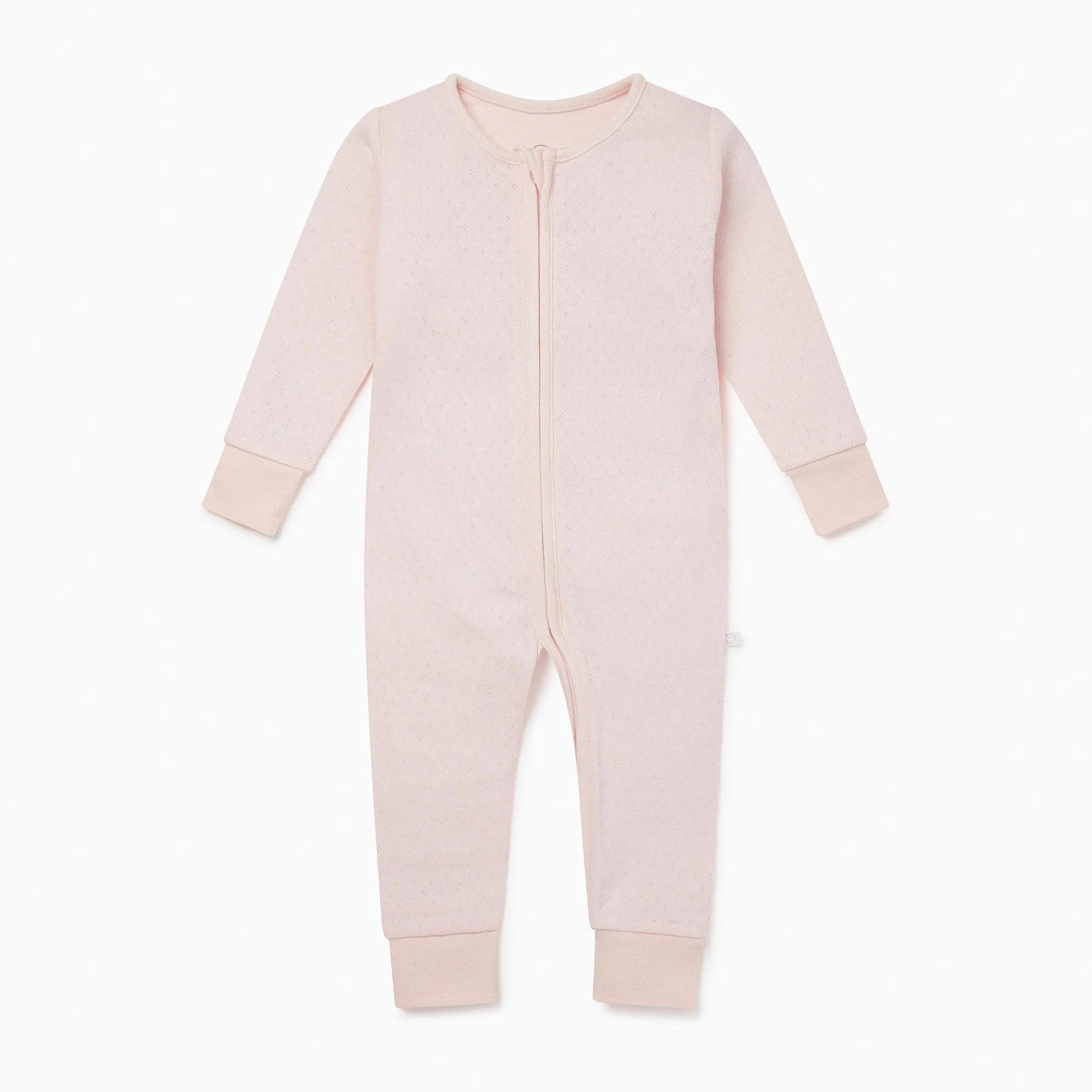 Pointelle Clever Zip Romper