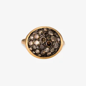 R1301BR | Brown Diamond Galaxy Ring