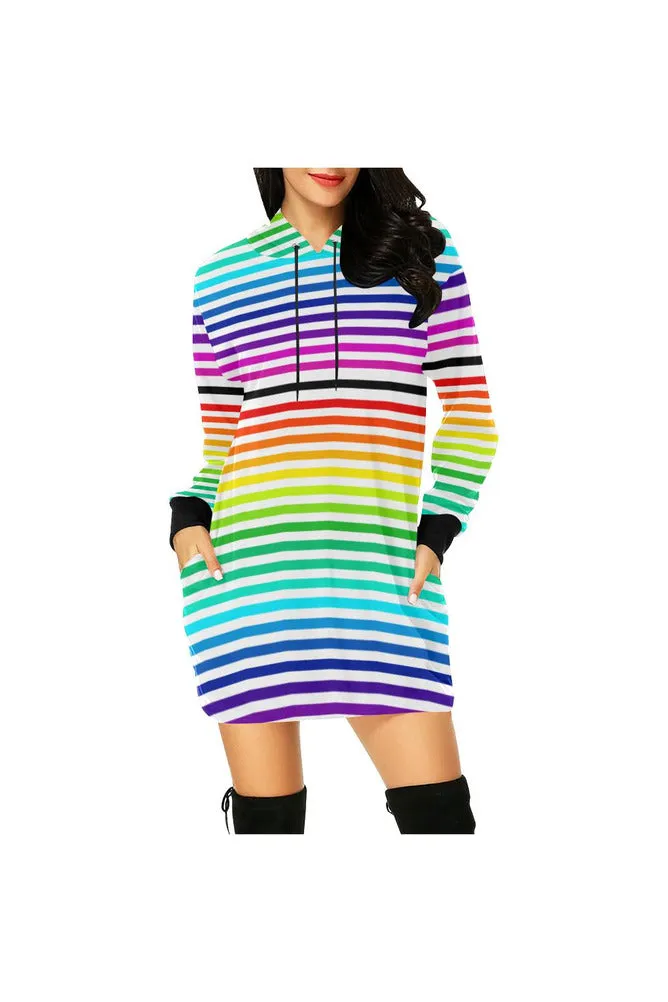 raindress All Over Print Hoodie Mini Dress (Model H27)