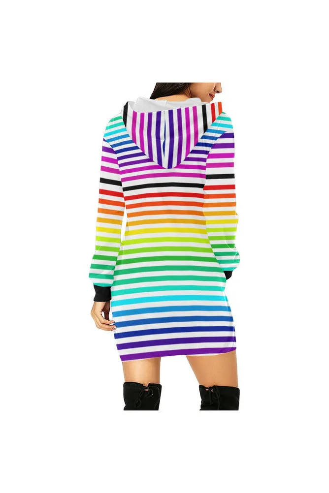 raindress All Over Print Hoodie Mini Dress (Model H27)