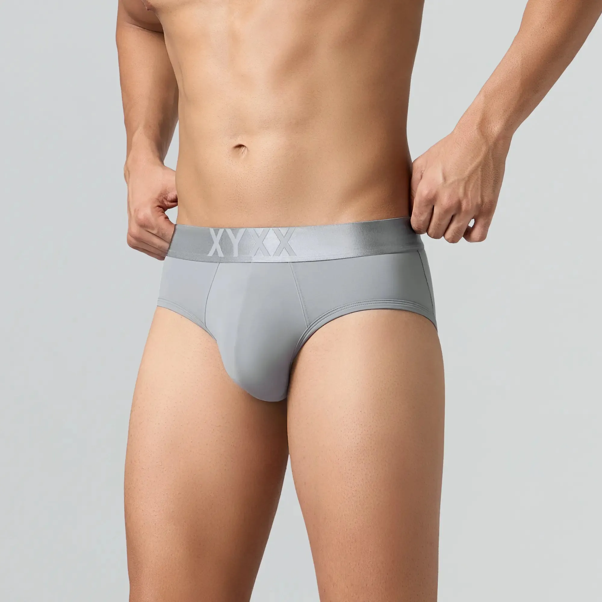 Rev Tactel Briefs Ash Grey