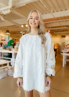Sienna Embroidered Romper