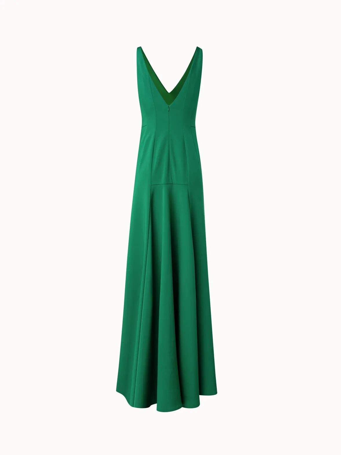 Sleeveless Silk Evening Dress