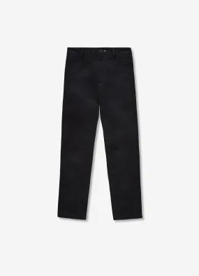 Slim Fit Cotton Stretch Chinos Black